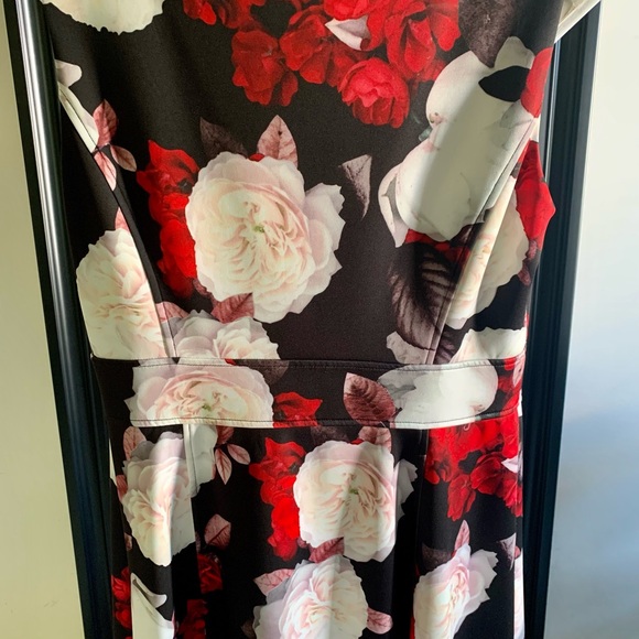 Nine West Floral Sleeveless Dress - Picture 2 of 4